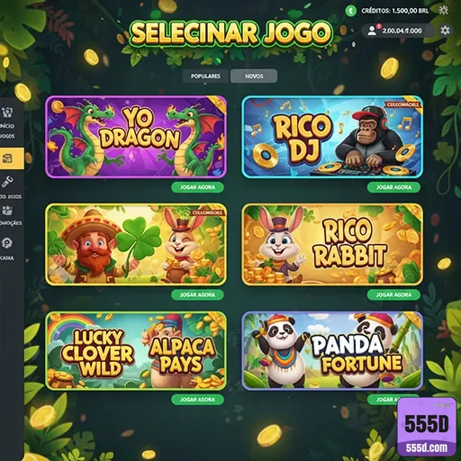 555d - app exclusivo - Interface do App